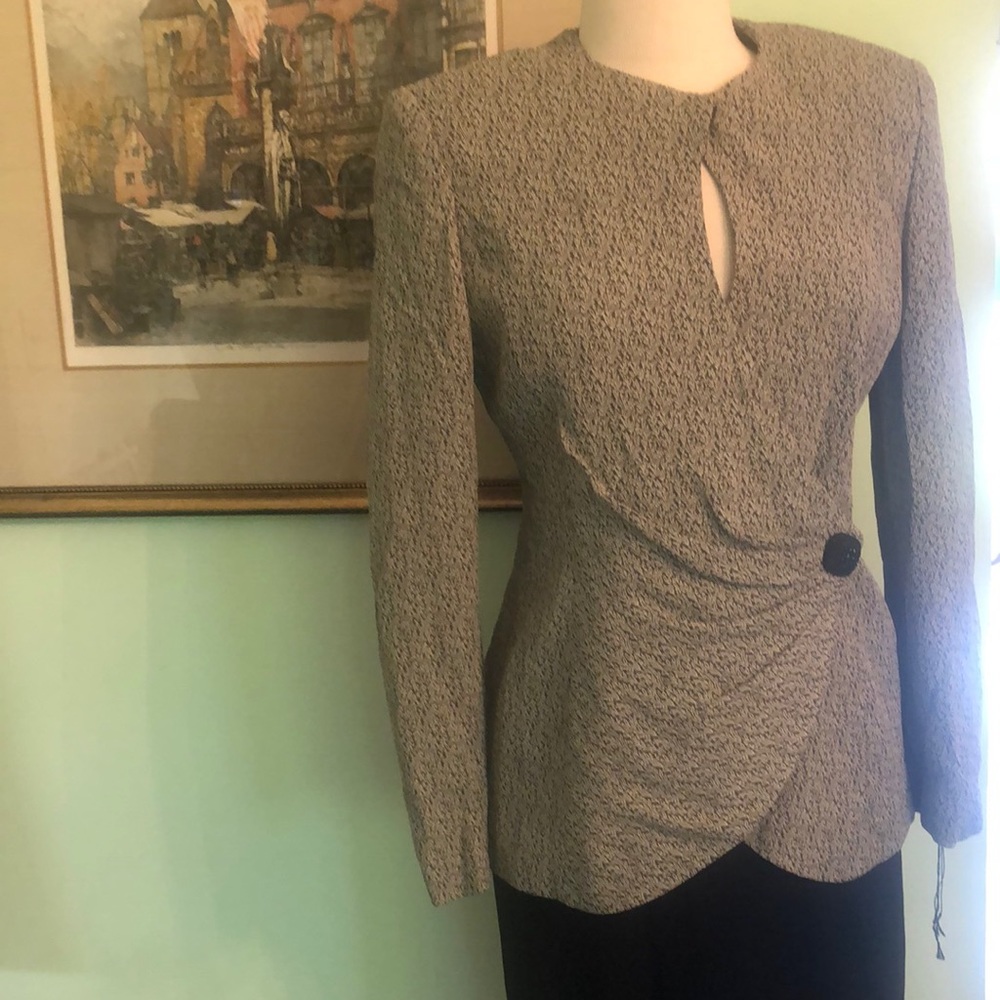 New BiCCI 2 pc Black skirt , top black white  3 snap